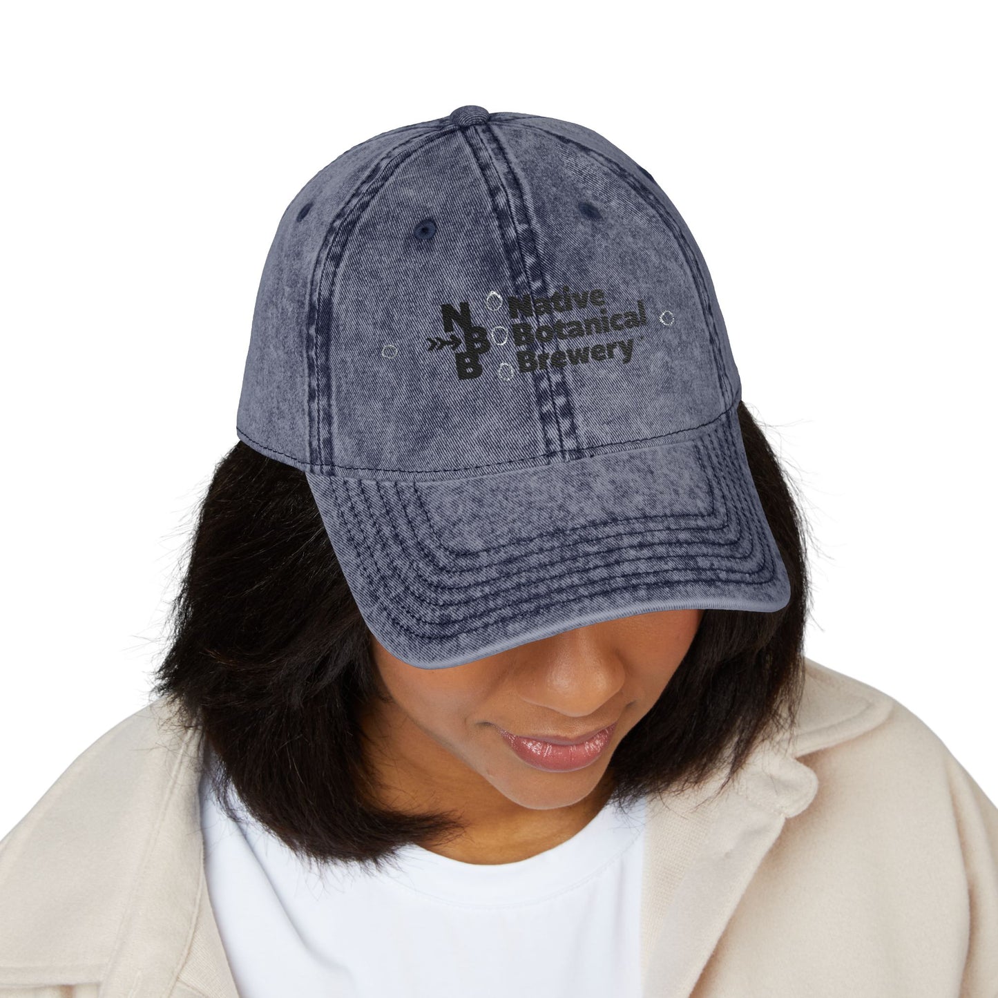 Retro Style Native Botanical Brewery Dad Hat.