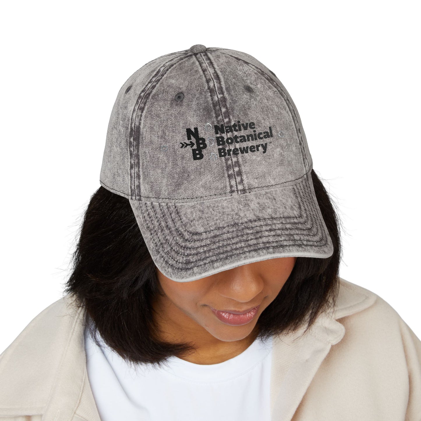 Retro Style Native Botanical Brewery Dad Hat.