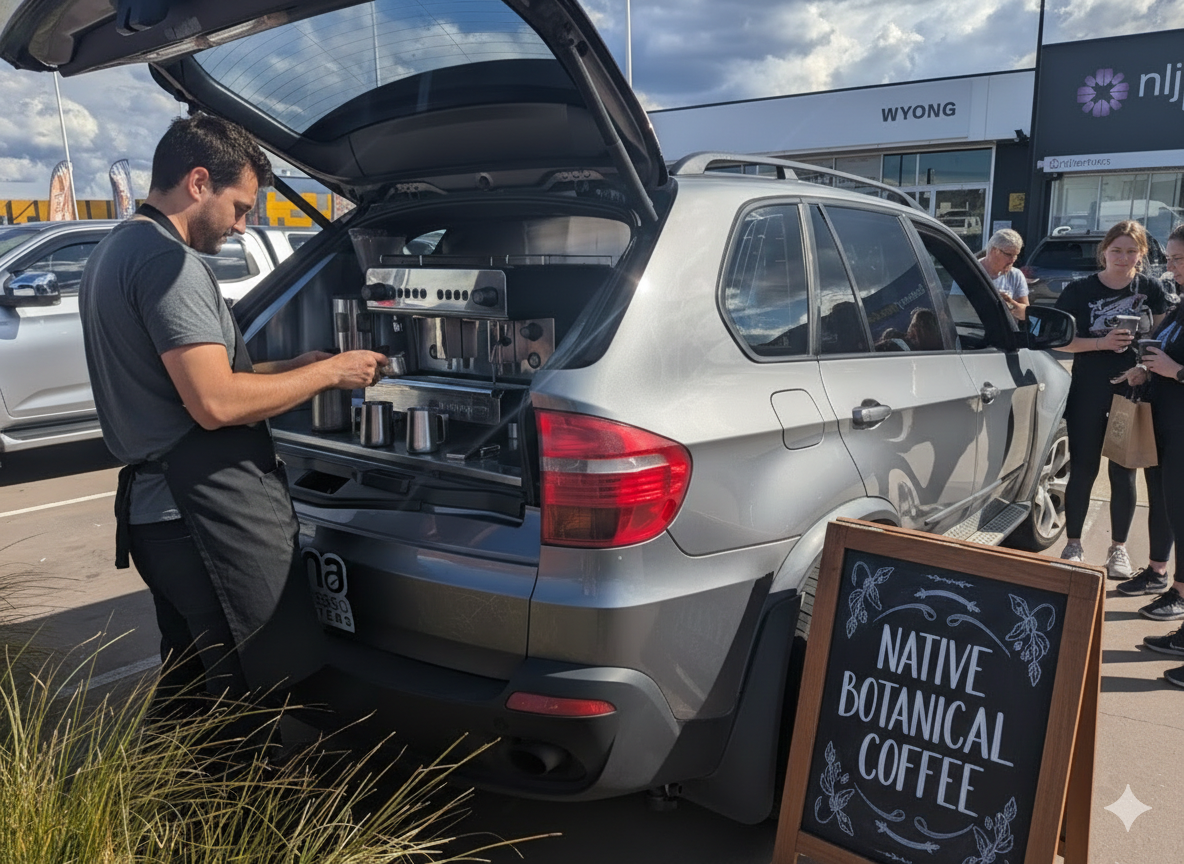 Hire our Coffee SUV - BMW-